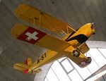 Swiss Air Force Bücker Bü 131 seen from below.jpg