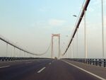 Yangluo Bridge - a suspension bridge over the Yangtze River.jpg