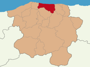 Инеболу на карте