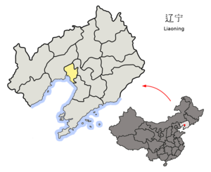 Паньцзинь на карте