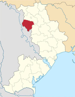 Окнянский район на карте