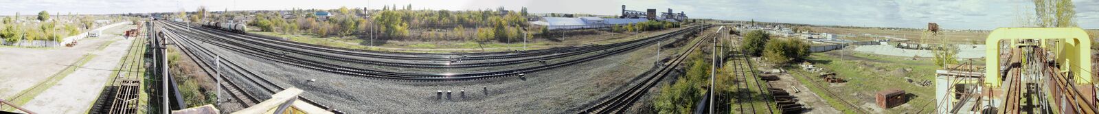 Станция Безымянная. Панорама.