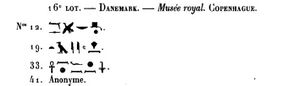 Bab el-Gasus sarcophagi, list of international donations of 1893, Lot 16.jpg