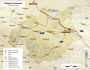 Община Сливница на карте