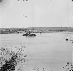 Drewry's Bluff, Virginia. Obstructions in James River.jpg
