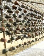 Helmets thrown by Armenian soldiers during the 2020 Nagorno Karabakh war.jpg