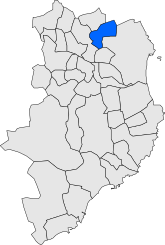Localització de Bellcaire d'Empordà respecte del Baix Empordà.svg