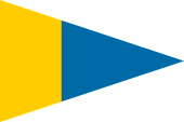 Naval Rank Flag of Sweden - Örlogsgaljadet.svg