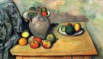 Pichet et fruits sur une table, par Paul Cézanne, Yorck.jpg