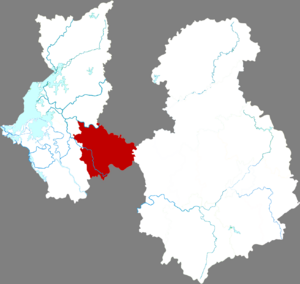Ваньнянь на карте
