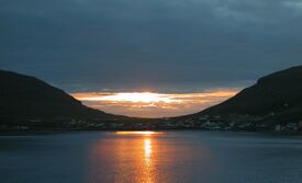Hvalba sunset, Faroe Islands.jpg