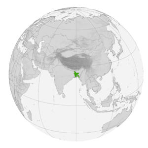 Бангладеш на карте мира