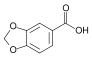 3,4-methylendioxybenzoic acid.svg