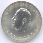 5 Mark DDR 1975 - 100. Geburtstag von Thomas Mann - Bildseite.JPG
