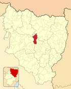 Расположение муниципалитета на карте провинции