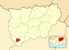 Расположение муниципалитета Кастильо-де-Локубин на карте провинции