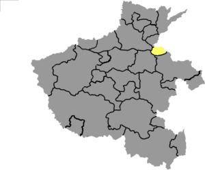 Ланькао на карте