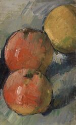 Paul Cézanne - Three Apples (Deux pommes et demie) - BF57 - Barnes Foundation.jpg