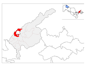 Зангиатинский район на карте