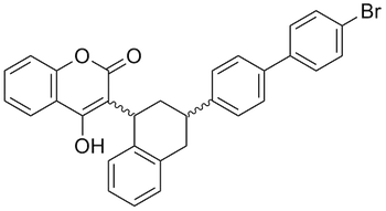 Структурная формула бродифакума
