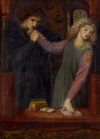 Dante Gabriel Rossetti - Hamlet and Ophelia (1866).jpg
