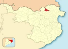 Расположение муниципалитета на карте провинции