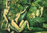 La Baignade, par Paul Cézanne, Yorck.jpg