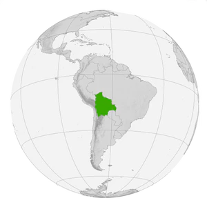 Боливия на карте мира