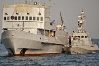 Ходові випробування двох малих артилерійських бронекатерів у відритому морі (27759025891).jpg