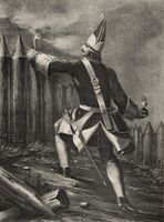Гренадер пехотного полка с ручной гранатой (1700—1732)[8]