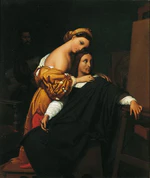 Ingres - Raphaël et la Fornarina, W89.jpg
