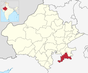 Джхалавар на карте