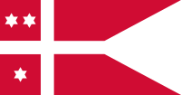 Naval Rank Flag of Denmark - Vice Admiral.svg