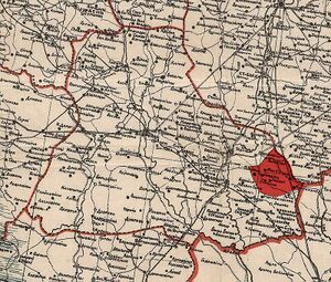 Городецкий район на карте