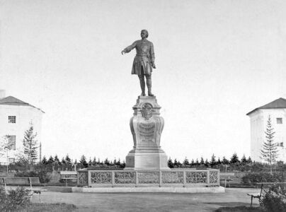 Pedri:n I mustopačas. Fotokartočkas nägyy verkoraudurešotku. Fotokartočku luajittu vuvvennu 1873.