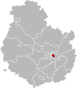 Дижон на карте