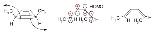 Dimethylcyclobutene ringopening mechanism.svg