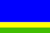 Flag of Bazarnosyzgansky Raion (2005).svg