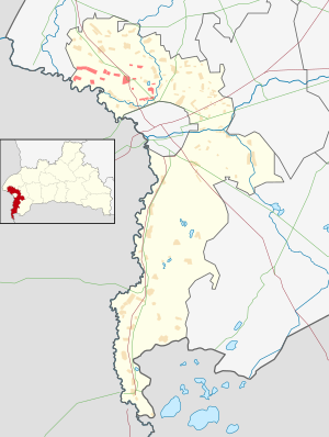 Мотыкальский сельсовет на карте