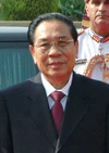 President of Lao People's Democratic Republic, Mr. Choummaly Sayasone at Rashtrapati Bhavan, in New Delhi.jpg