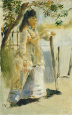 Renoir Woman by a Fence.jpg