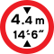 No vehicles over height shown