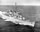 USS Miller (DD-535) underway at sea, circa the early 1960s (NH 98529).jpg