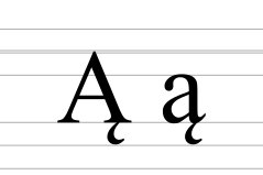 Latin letter A with ogonek.svg