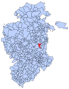Расположение муниципалитета на карте провинции