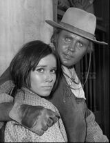 Mark Slade Barbara Hershey High Chaparral 1968.JPG