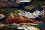 Rochers au bord de la mer, par Paul Cézanne, Carnegie Museum of Art.jpg