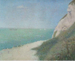Seurat - Der Strand Le Bas Butin bei Honfleur - 1886.jpeg
