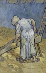 De boerin die vlas kneust (naar Millet) - s0043V1962 - Van Gogh Museum.jpg