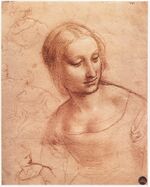 Leonardo da vinci, Study for Madonna with the Yarnwinder.jpg